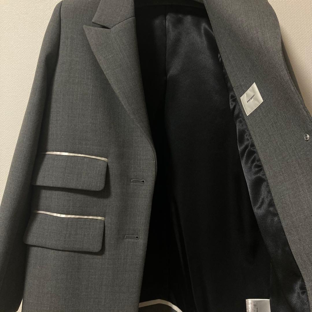 1回着用 yori shirocon チャンキーテーラージャケット グレー 美品