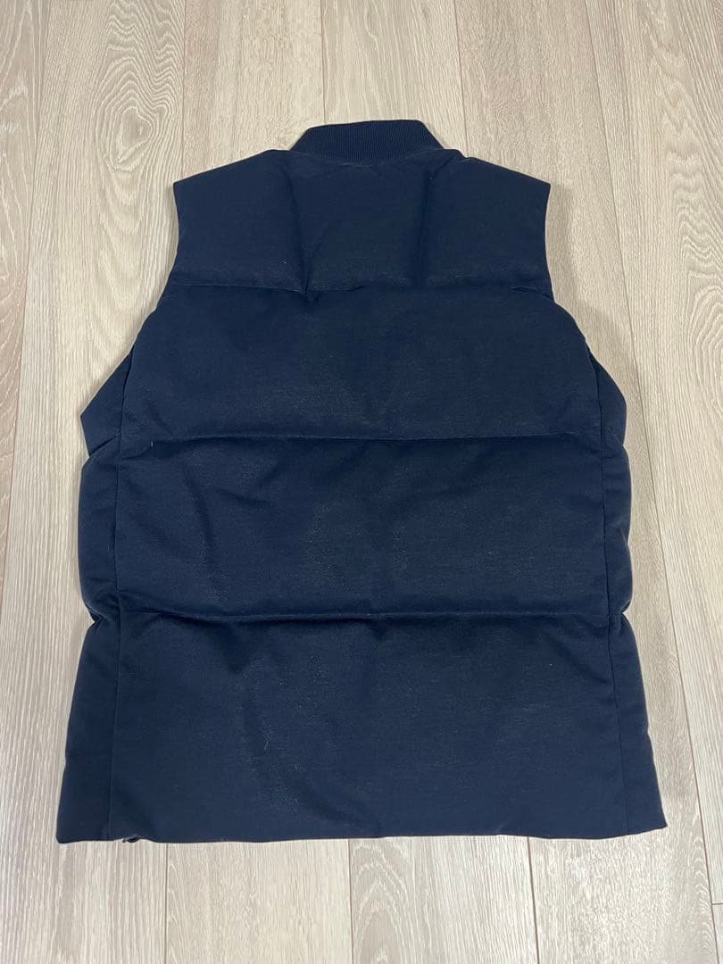 LACOSTE ネイビー ピケダウンベスト Sサイズ