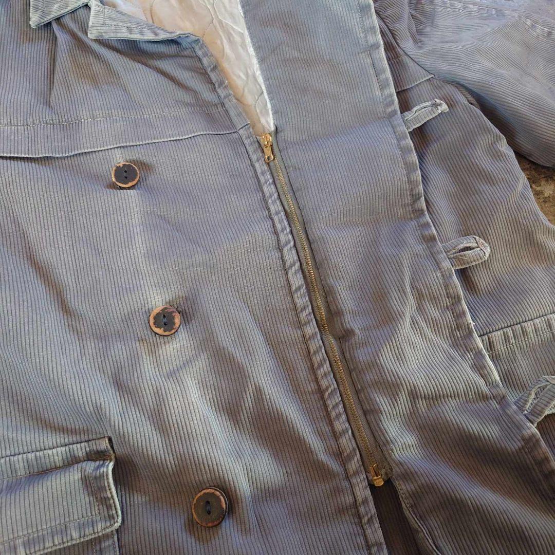 ヴィンテージ 50s フランス ワークコート CROWNジップ 　4739