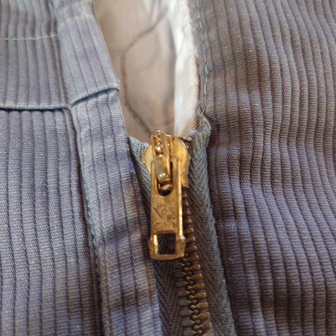 ヴィンテージ 50s フランス ワークコート CROWNジップ 　4739