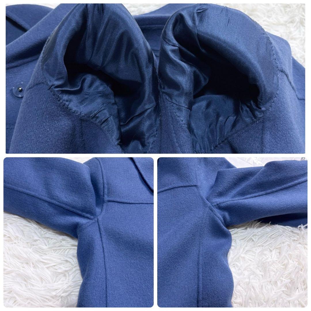 極美品 エスマックスマーラ クチートアマーノ ダブルフェイス チェスターコート