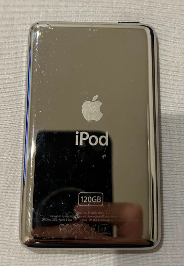 美品　動作確認済み　Apple iPod Classic 120GB ブラック