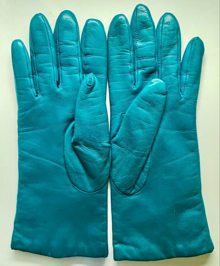 COACH コーチ　レザー(羊革)手袋 カシミヤ　ライニング　サイズ7