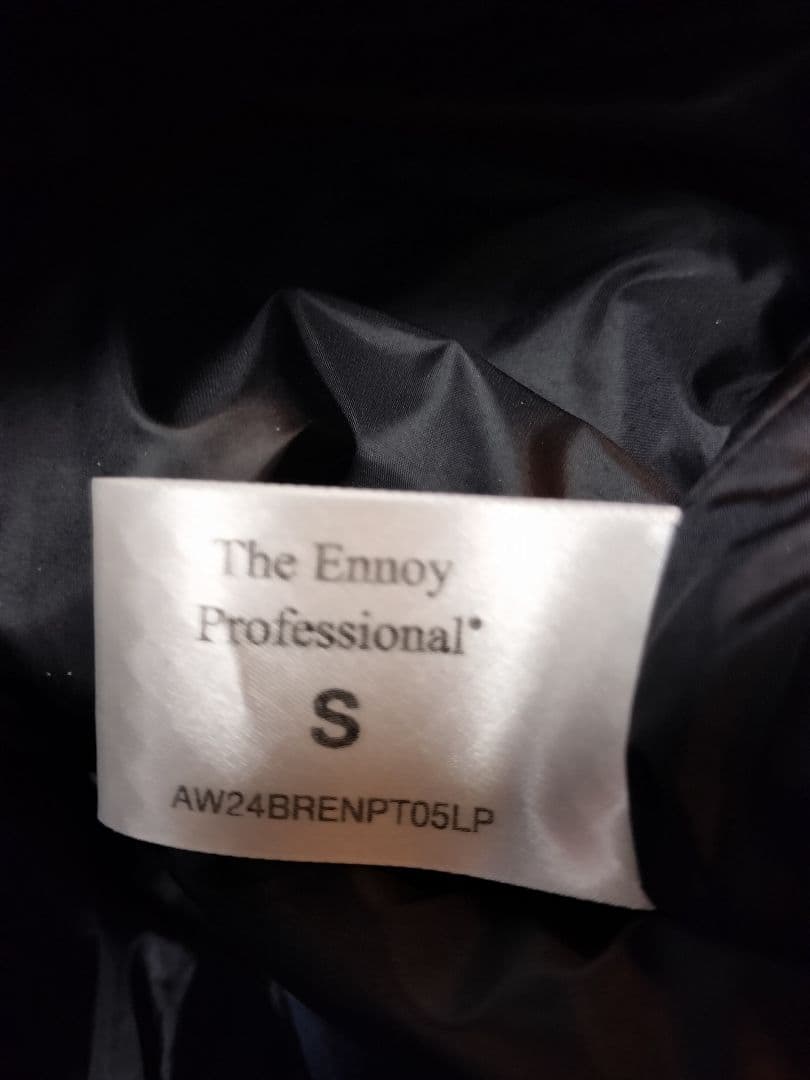 ENNOY PADDED パンツ S NAVY