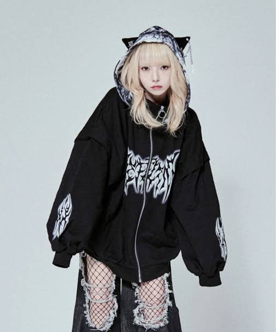 REFLEM レフレム 猫耳パーカー