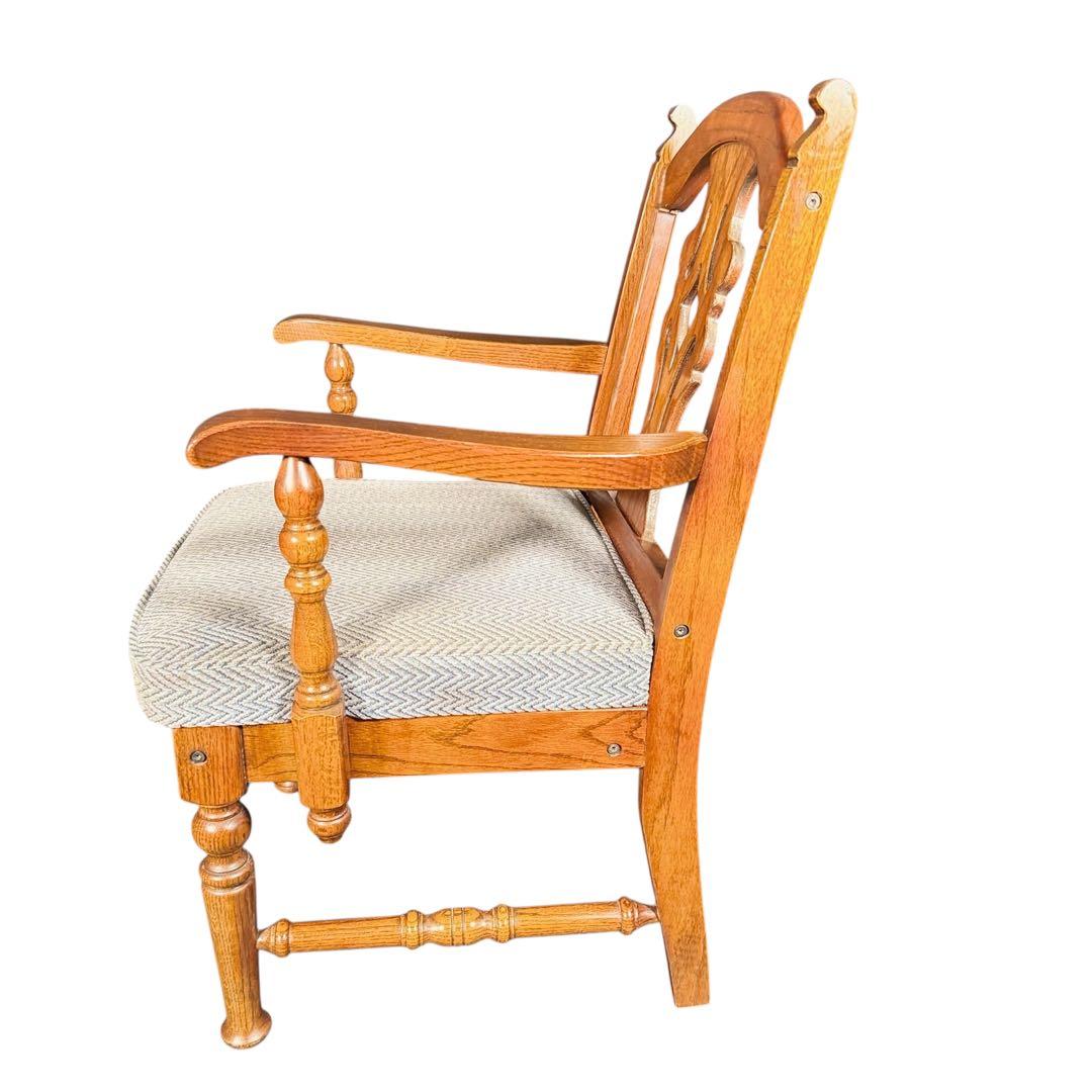 HR803 三越ブルージュ　アームチェア　ダイニングチェア