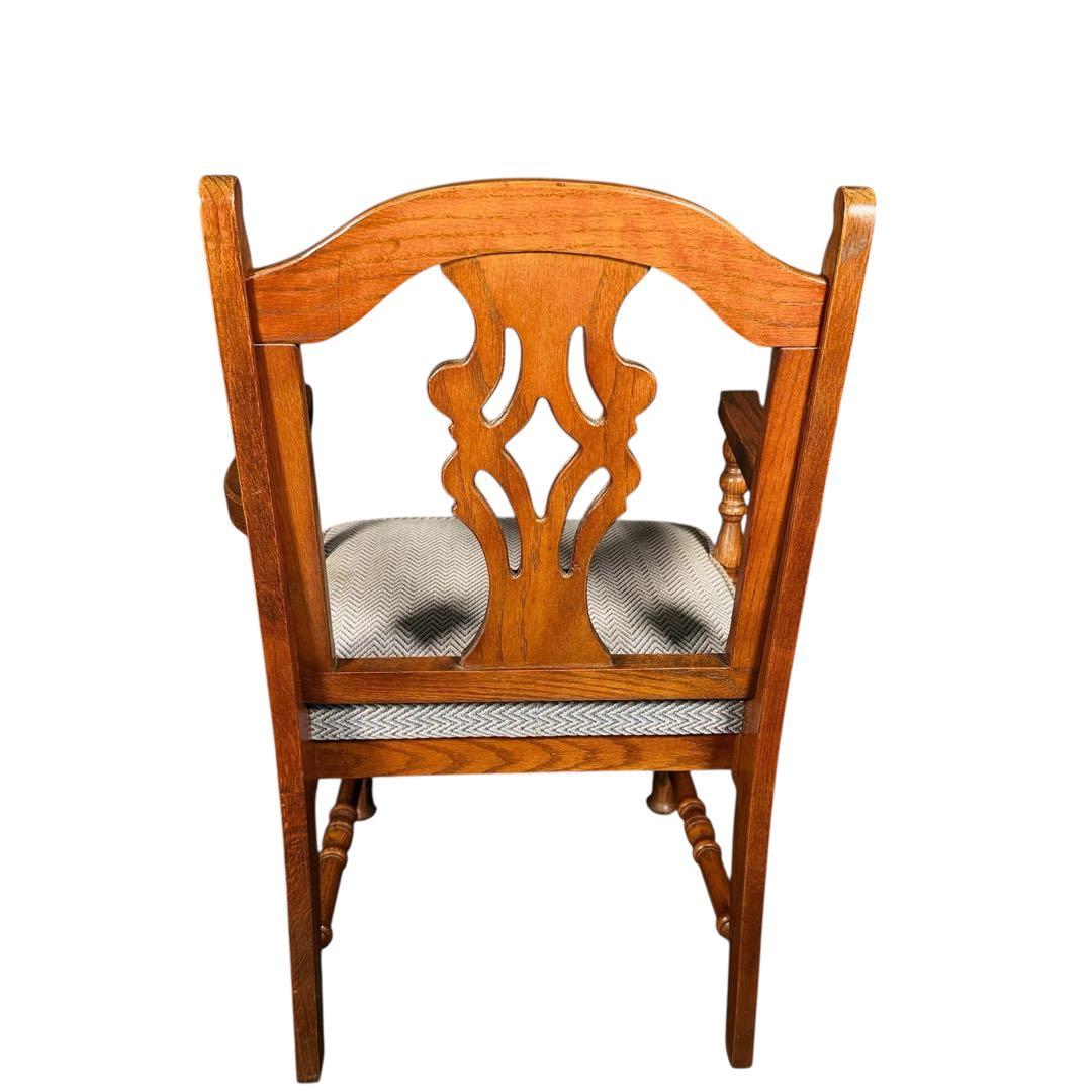 HR803 三越ブルージュ　アームチェア　ダイニングチェア