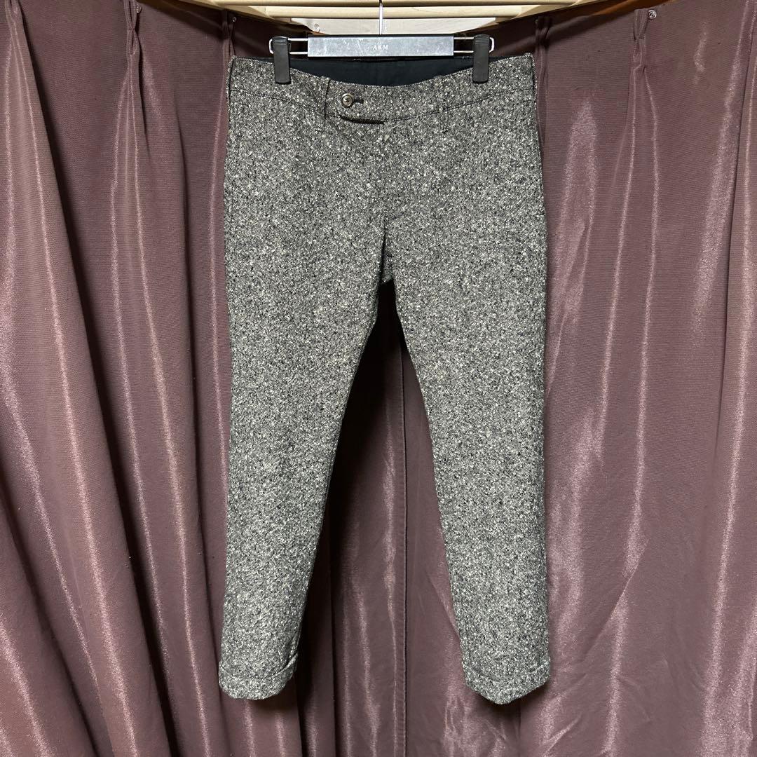 ヤコ様　　　　wjk ネップツイード　クロップドパンツ　M 最上級　ホワイトタグ