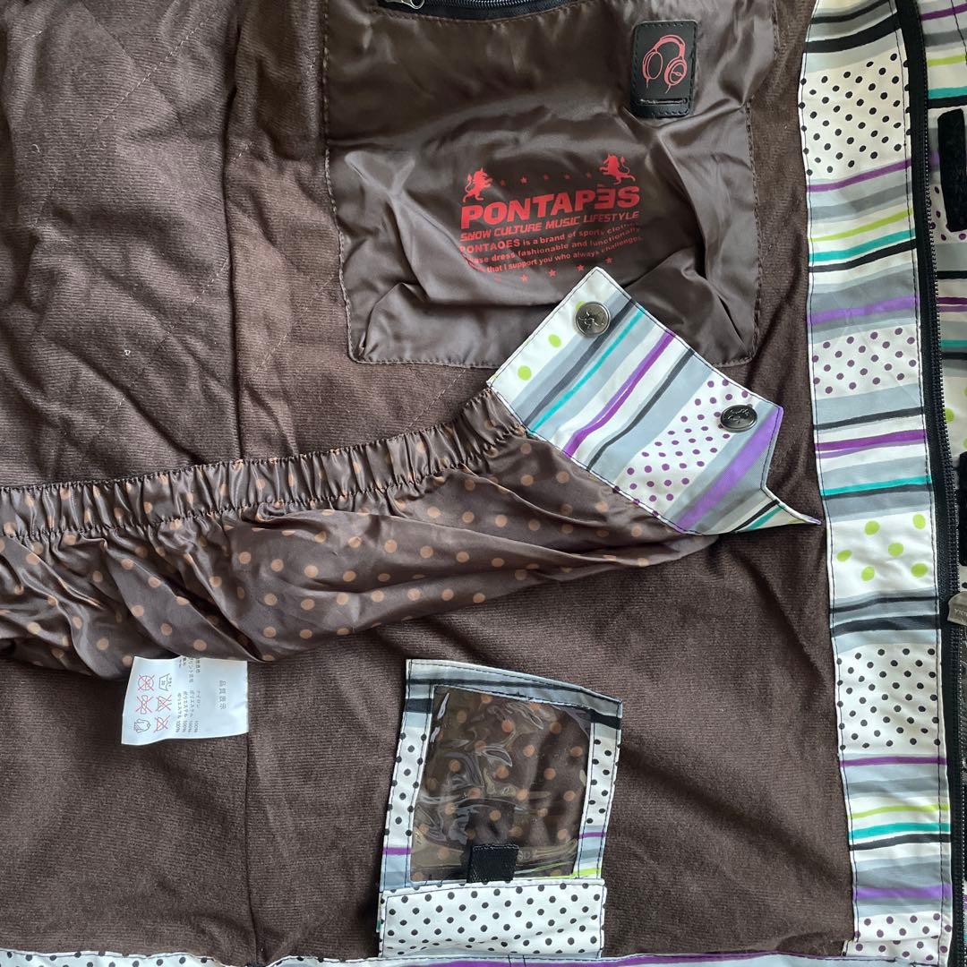 【PONTAPES】スキー・スノーボードウェア上下セット