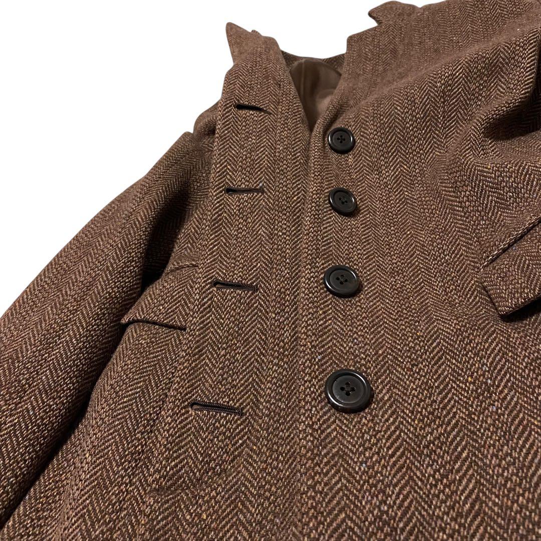 RALPH LAUREN ラルフローレン【美品】ツイード ロングチェスターコート