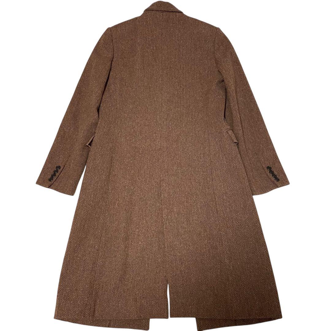 RALPH LAUREN ラルフローレン【美品】ツイード ロングチェスターコート