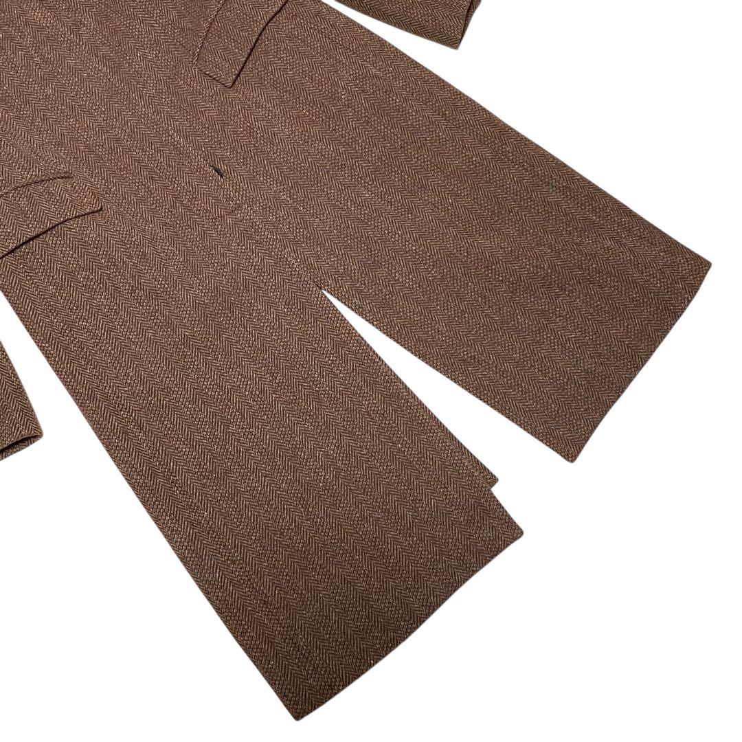 RALPH LAUREN ラルフローレン【美品】ツイード ロングチェスターコート