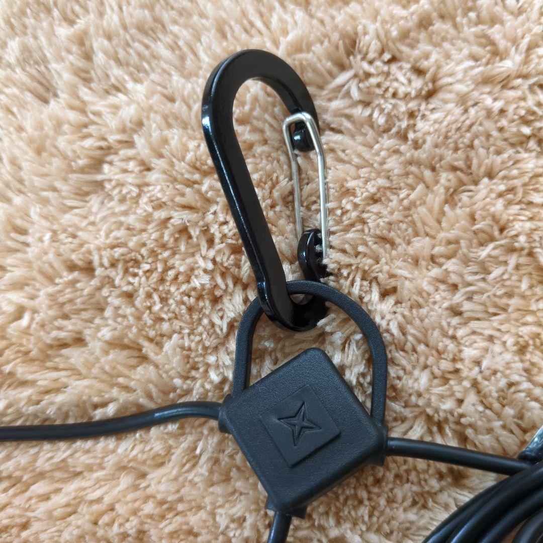 【美品】ベアボーンズ 3連 エジソンストリングライト LED ランタン ブラック