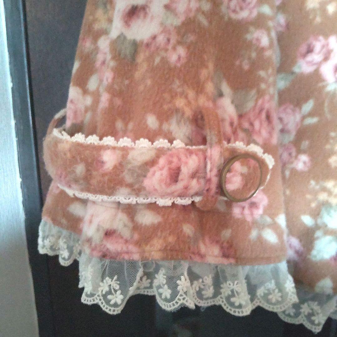 リズリサ 花柄 コート マント 平成レトロ