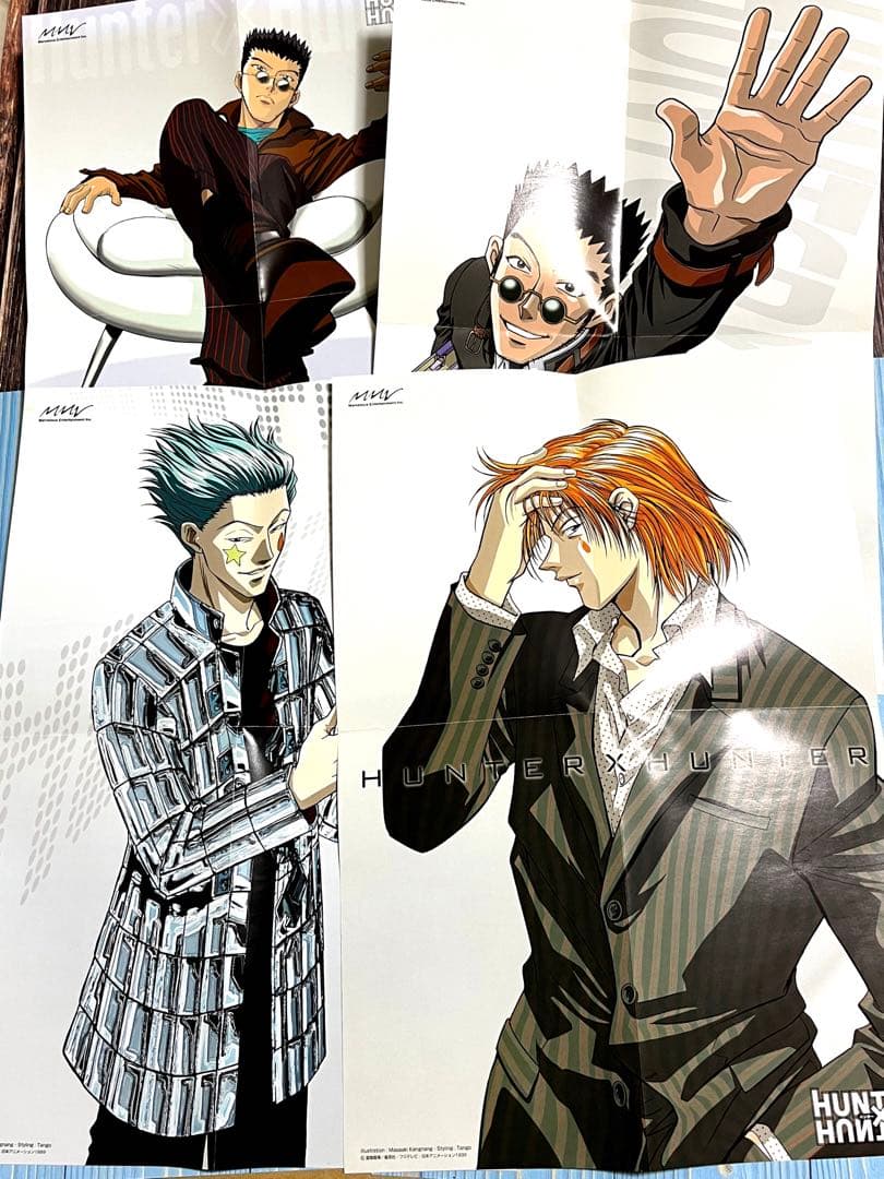 HUNTER×HUNTER 特典 ミニポスター 4枚 レオリオ ヒソカ