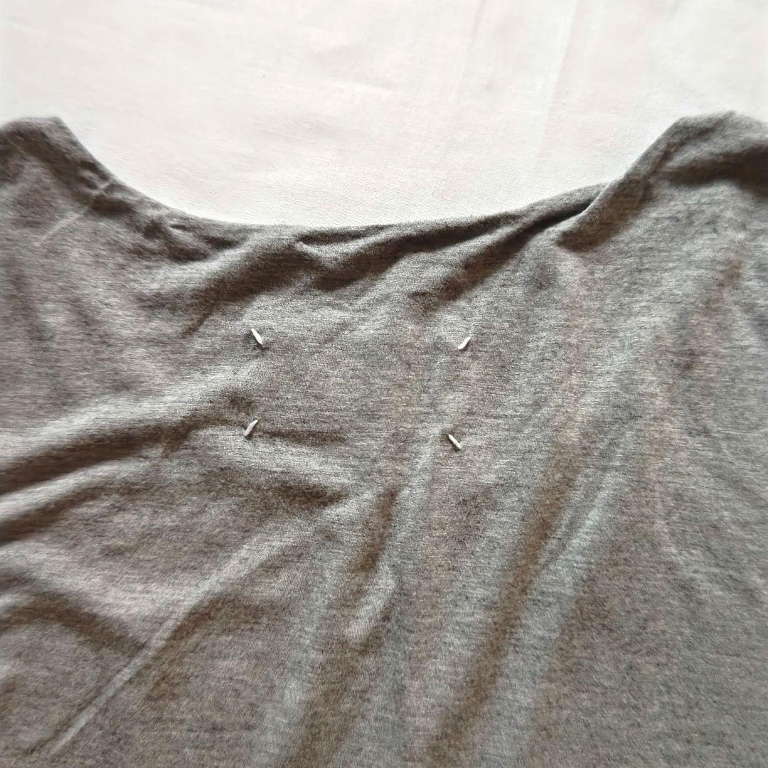 マルタン・マルジェラ　タンクトップ　ここのえ　グレー　ノースリーブ　白タグ