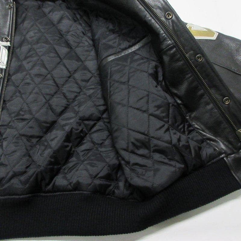 MY1927美品■ダイエーホークス■牛革 レザー スタジャン 優勝記念 L