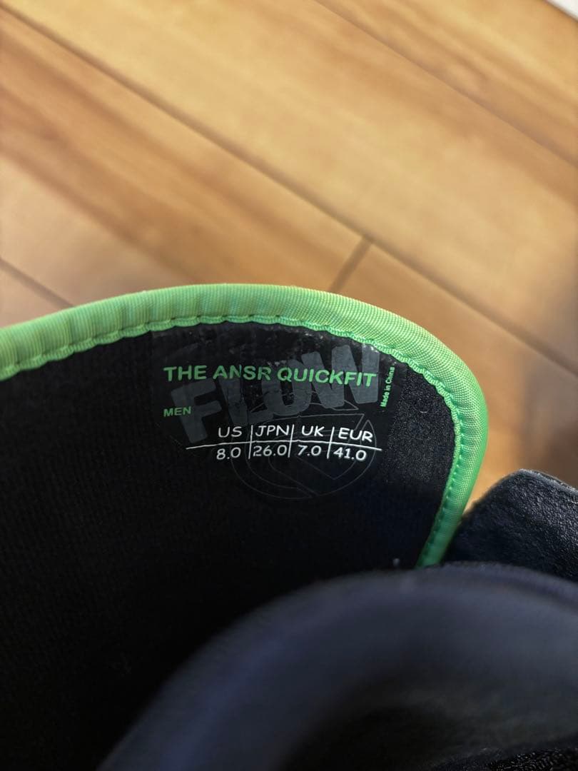 FLOW スノーボードブーツ ブラック/グリーン