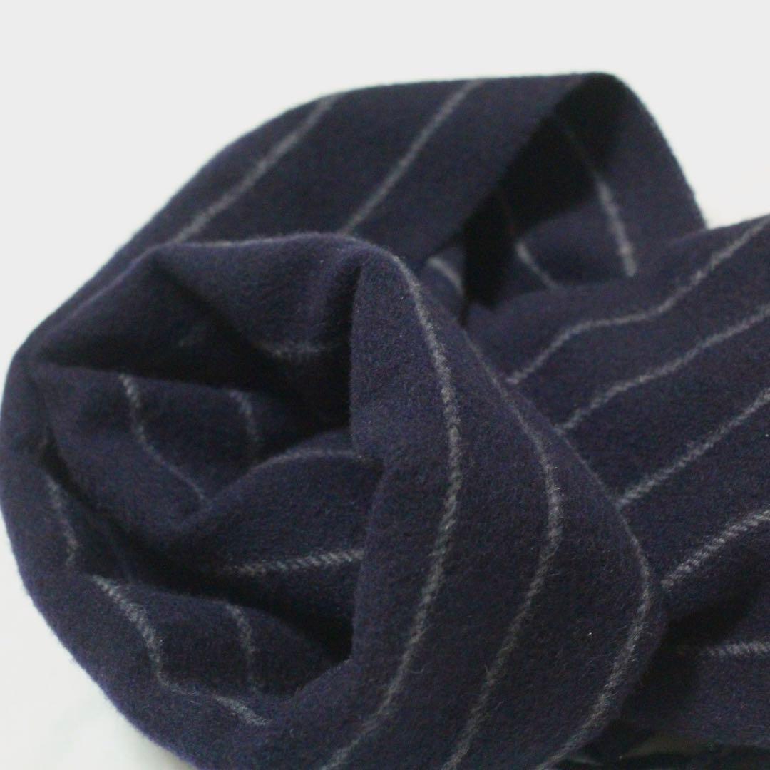 ジョシュアエリス Joshua Ellis カシミヤ ストライプ マフラー