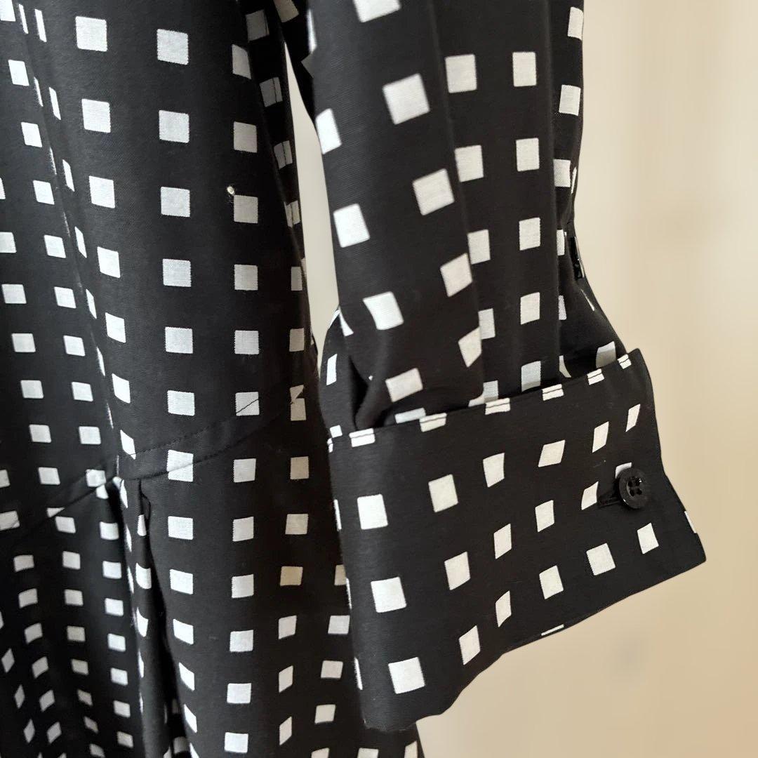 HYKE スクエアパターンドレス　サイズ1