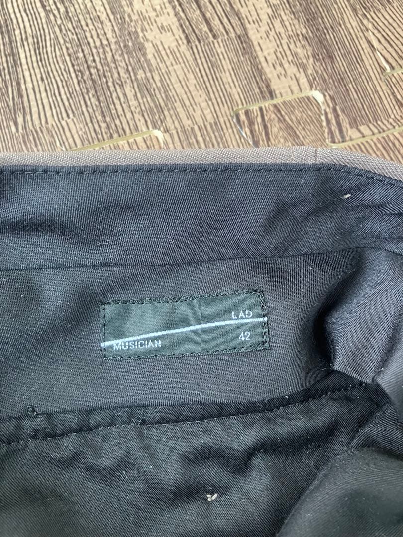 lad musician ラッドミュージシャン　スーツ セットアップ ベージュ