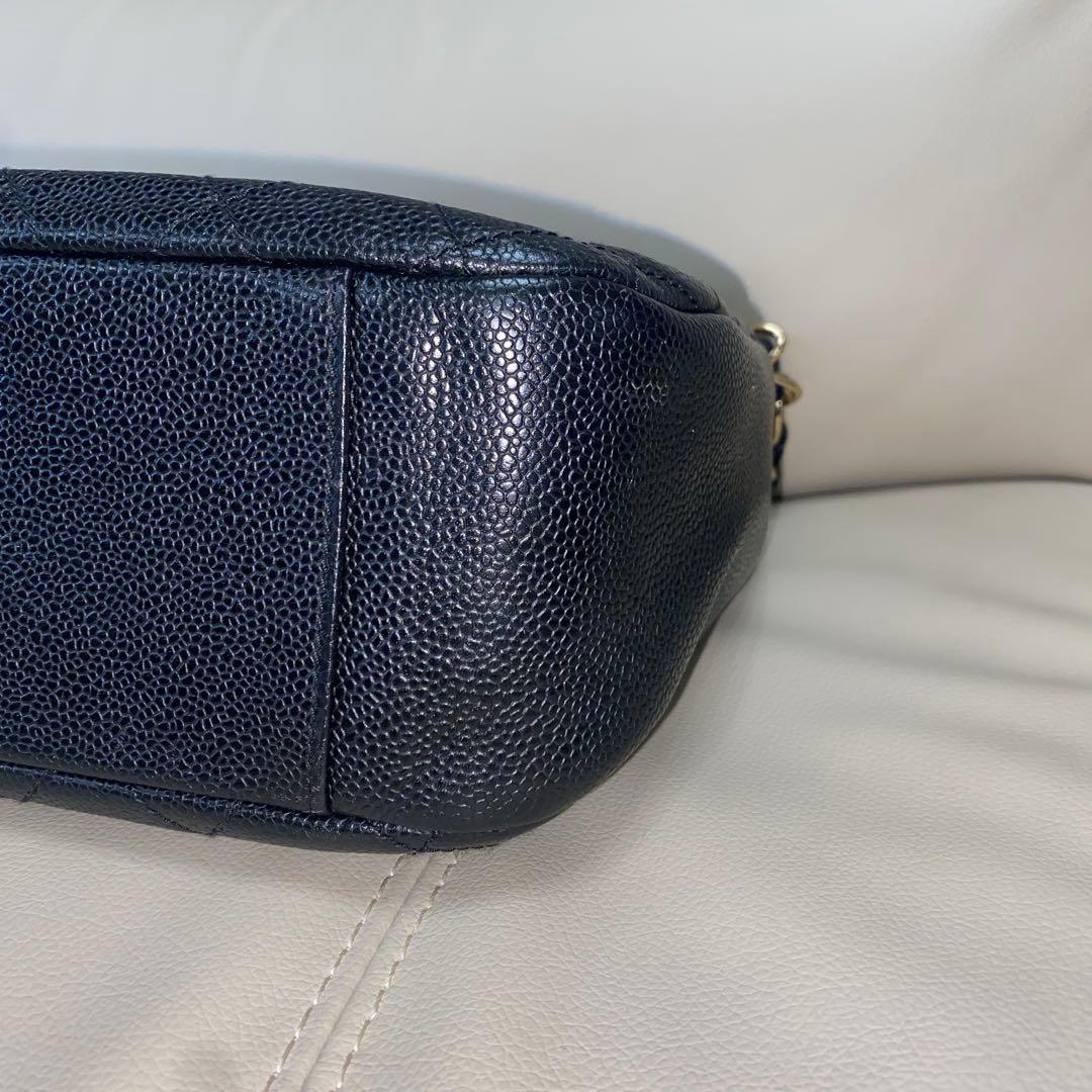 CHANEL シャネル キルティング ショルダーバッグ キャビアスキン