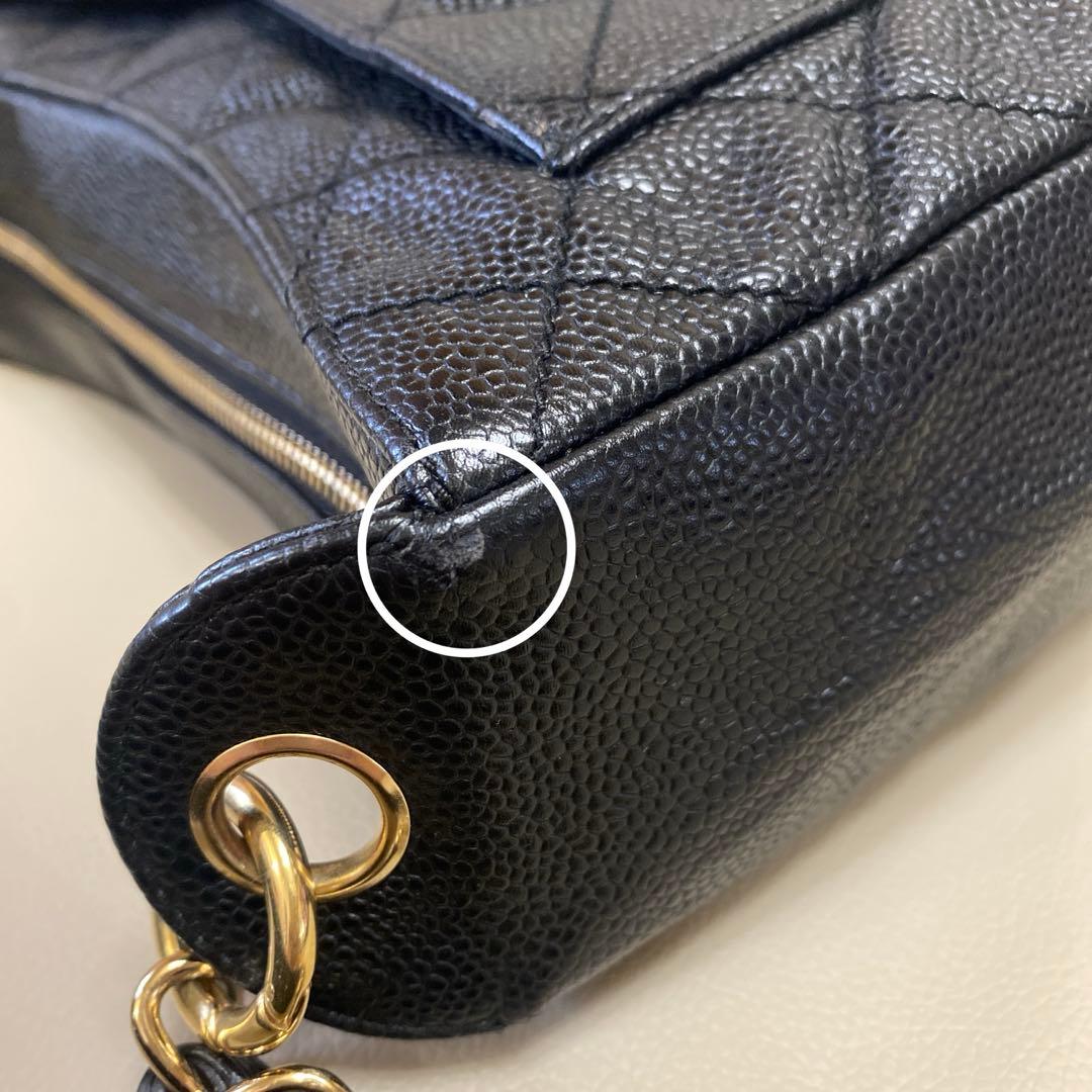 CHANEL シャネル キルティング ショルダーバッグ キャビアスキン