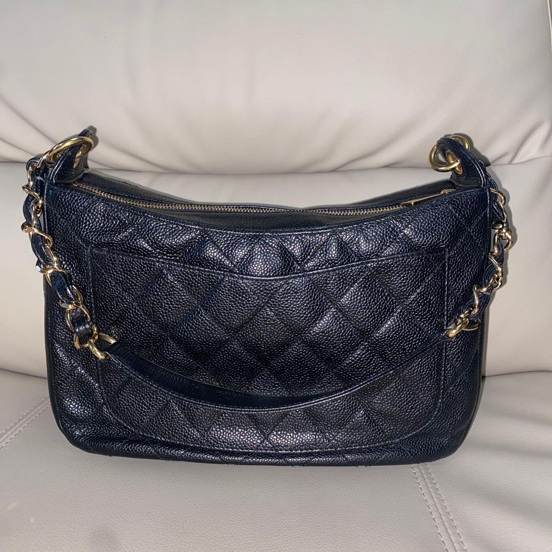 CHANEL シャネル キルティング ショルダーバッグ キャビアスキン