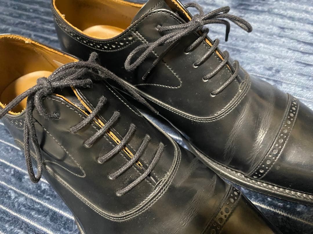 REGAL リーガル ビジネスシューズ ストーリーチップ 25.5EE 裏革