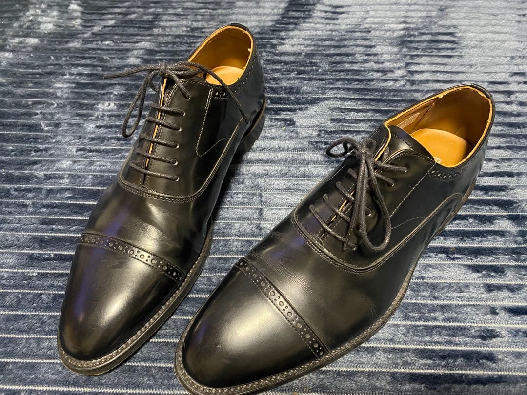 REGAL リーガル ビジネスシューズ ストーリーチップ 25.5EE 裏革