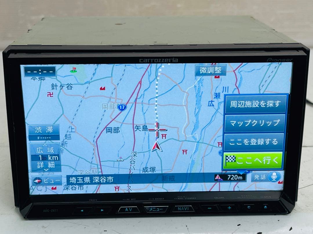 Carrozzeria カロッツェリア AVIC-ZH77 楽ナビ カーナビ