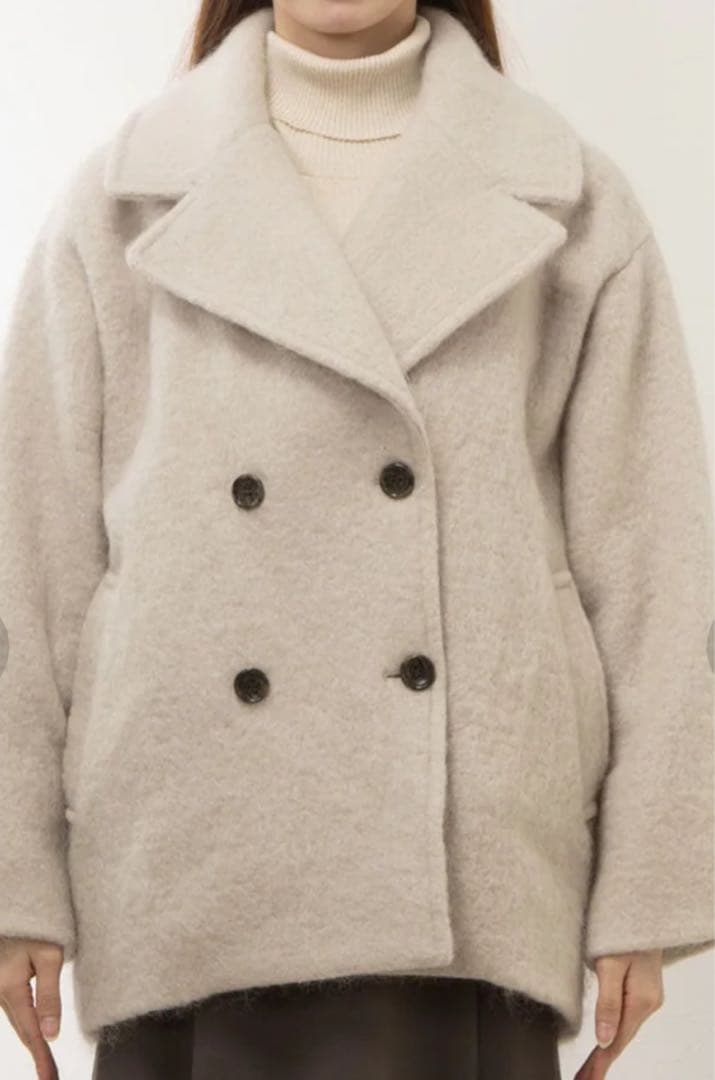 12Twelve Agenda モヘヤシャギーPコート