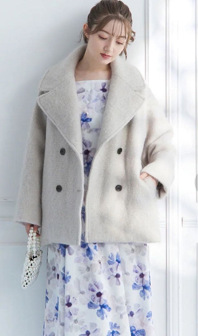 12Twelve Agenda モヘヤシャギーPコート