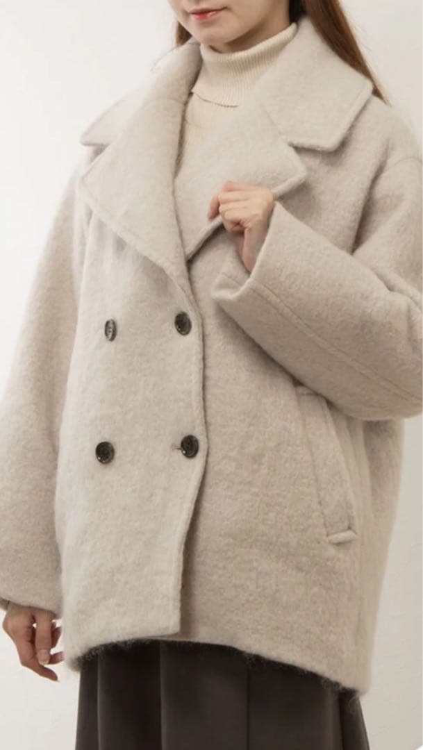 12Twelve Agenda モヘヤシャギーPコート