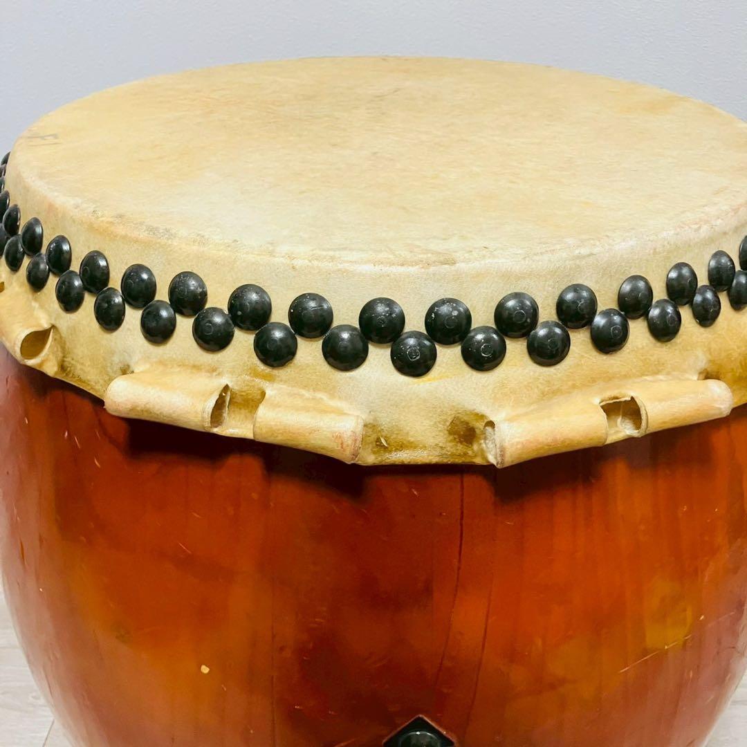 長胴太鼓 和太鼓 一尺6寸　打面48㎝　高さ60㎝①