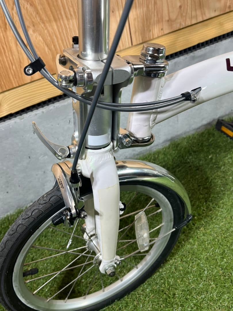 お引き取り限定 超美品！ 5Links2.5 169 9段ギア 折りたたみ自転車