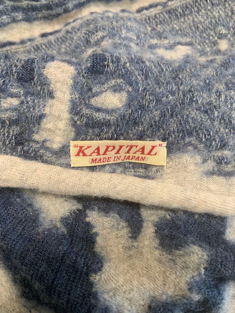 キャピタル kapital 縮絨ウール　マフラー
