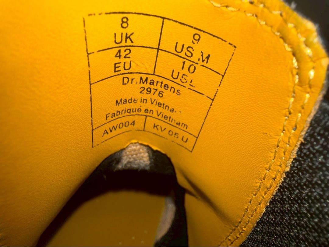 Dr.Martens 2976 CHELSEA BOOT 黒 箱無し