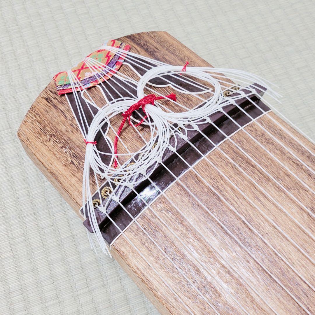 【レア】だれでも弾ける 高級三尺琴 弾龍　短琴　13弦　ミニ琴