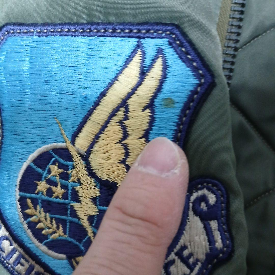 極上M番　バズリクソンズ　MA1 リフレクター カスタム サイズ L