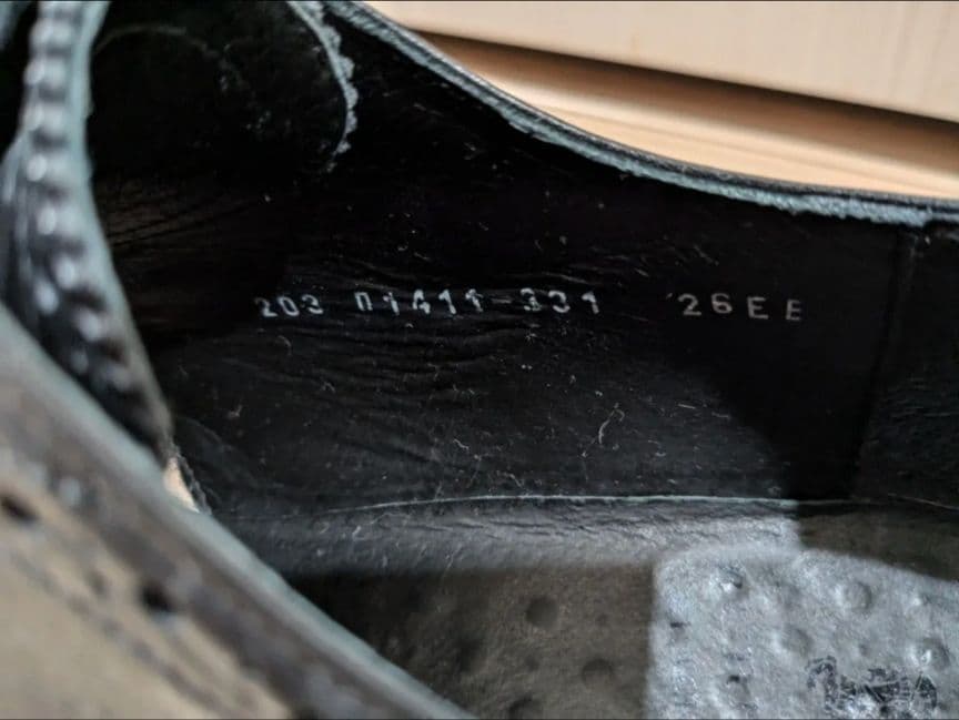 バーバリーブラックレーベル　 ウイングチップ レザー ブラック ビジネスシューズ