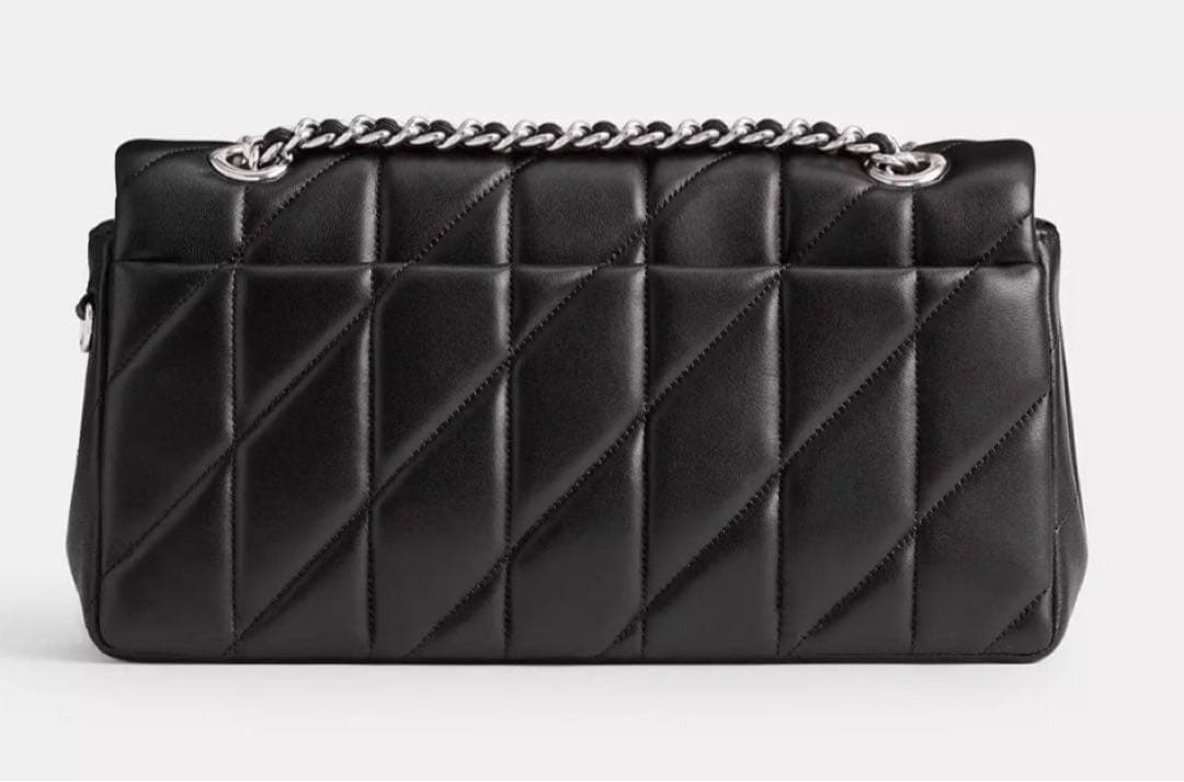 【新品】COACH タビー ショルダー バッグ 26・キルティング　シルバー金具