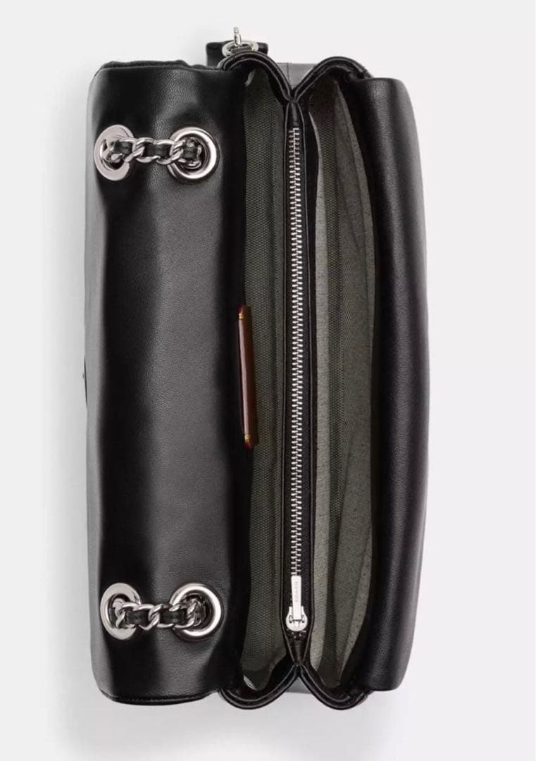 【新品】COACH タビー ショルダー バッグ 26・キルティング　シルバー金具