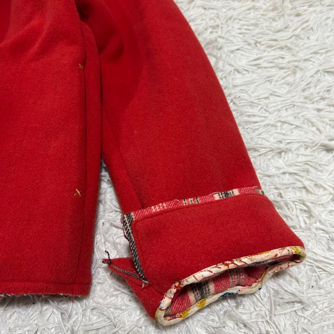 15861✨レア✨45rpm R刺繍 圧縮ウール ダブルフェイス ショートコート