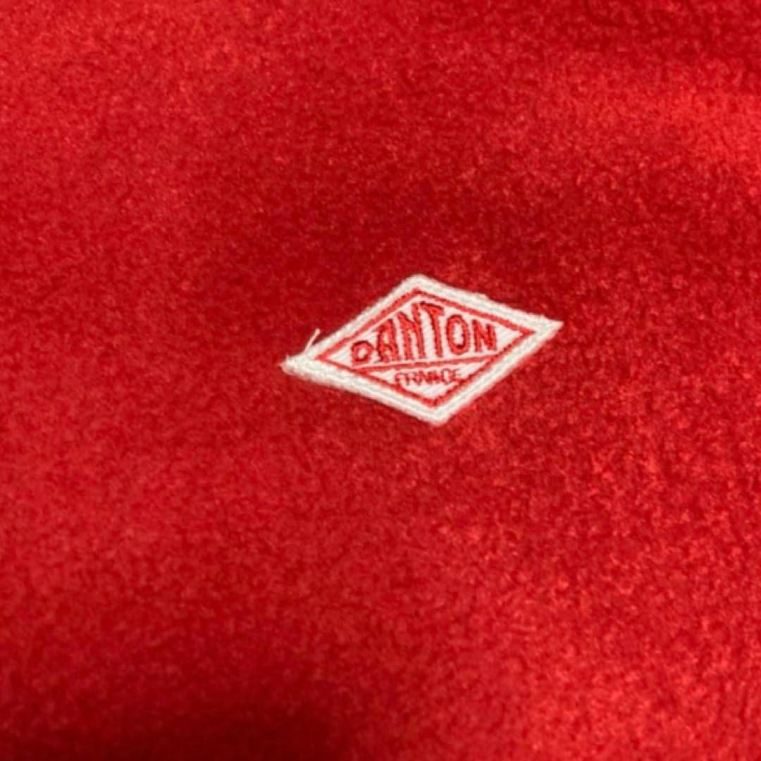 美品　DANTON　ノーカラー　フリース　ジャケット　36
