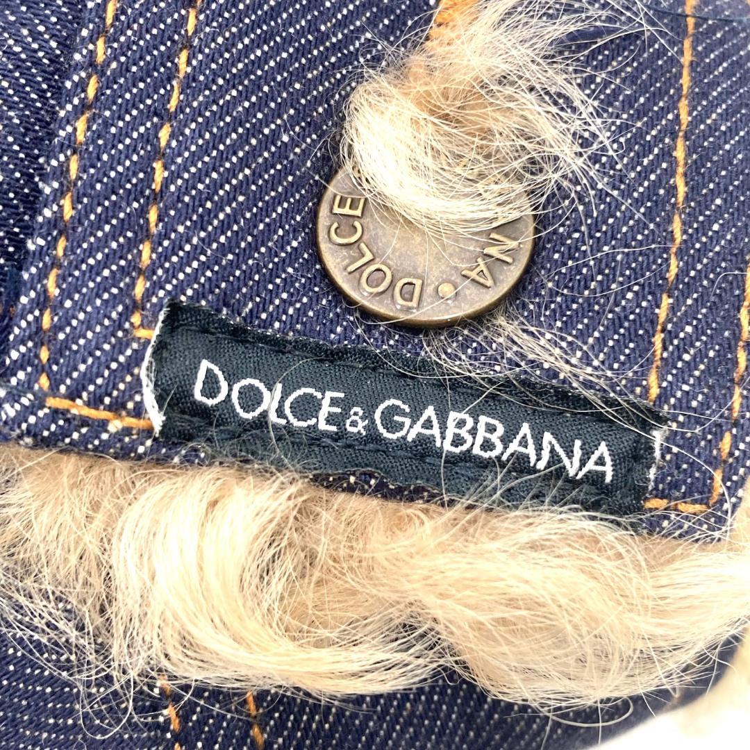 希少 DOLCE&GABBANA　カルガンゴートデニムジャケット　44サイズ