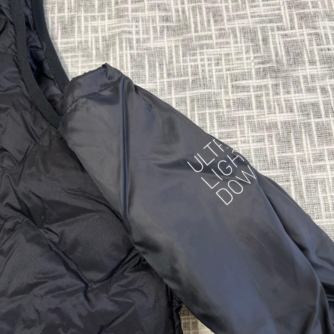 ユニクロ ウルトラライトダウン ロング ベスト M ブラック ポーチ付 L