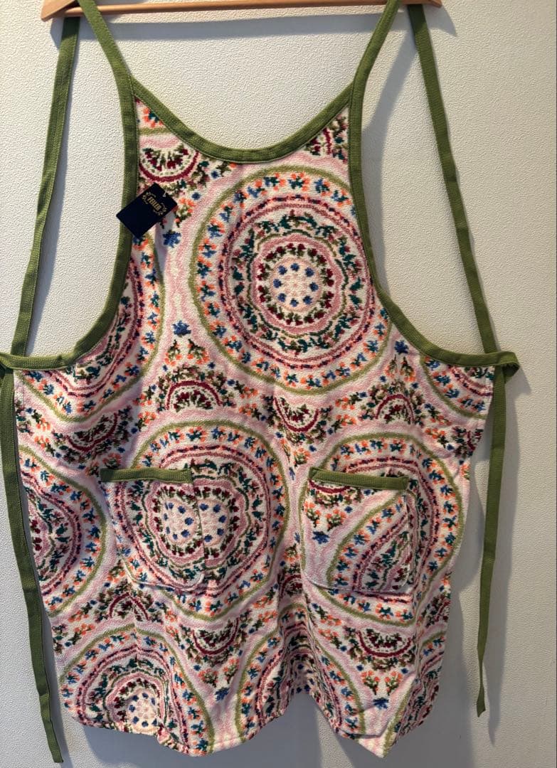 FEILER 花柄エプロン タオル生地