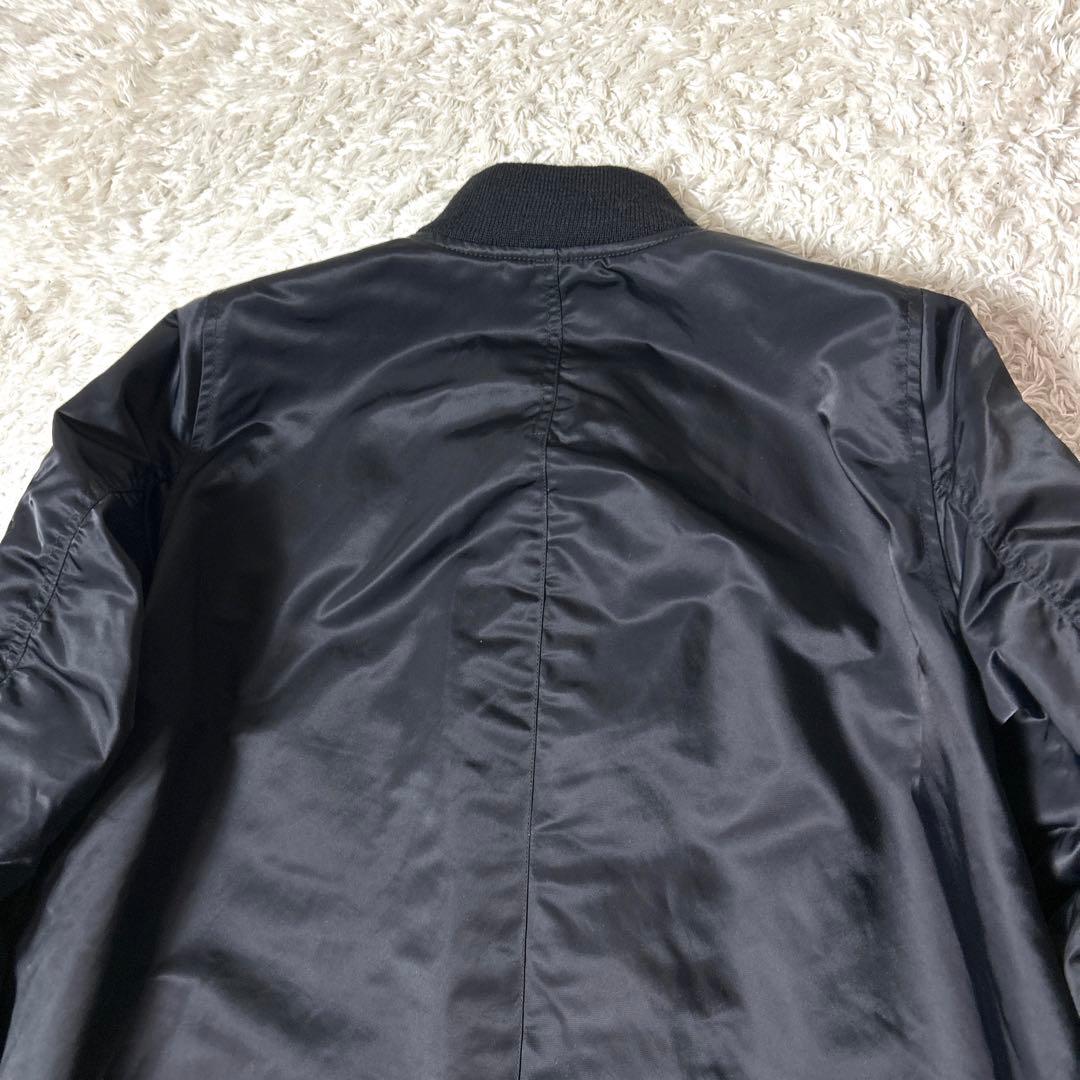 【新品タグ付き】Annc MA−1中綿ロングコート ブラック サイズ1 S