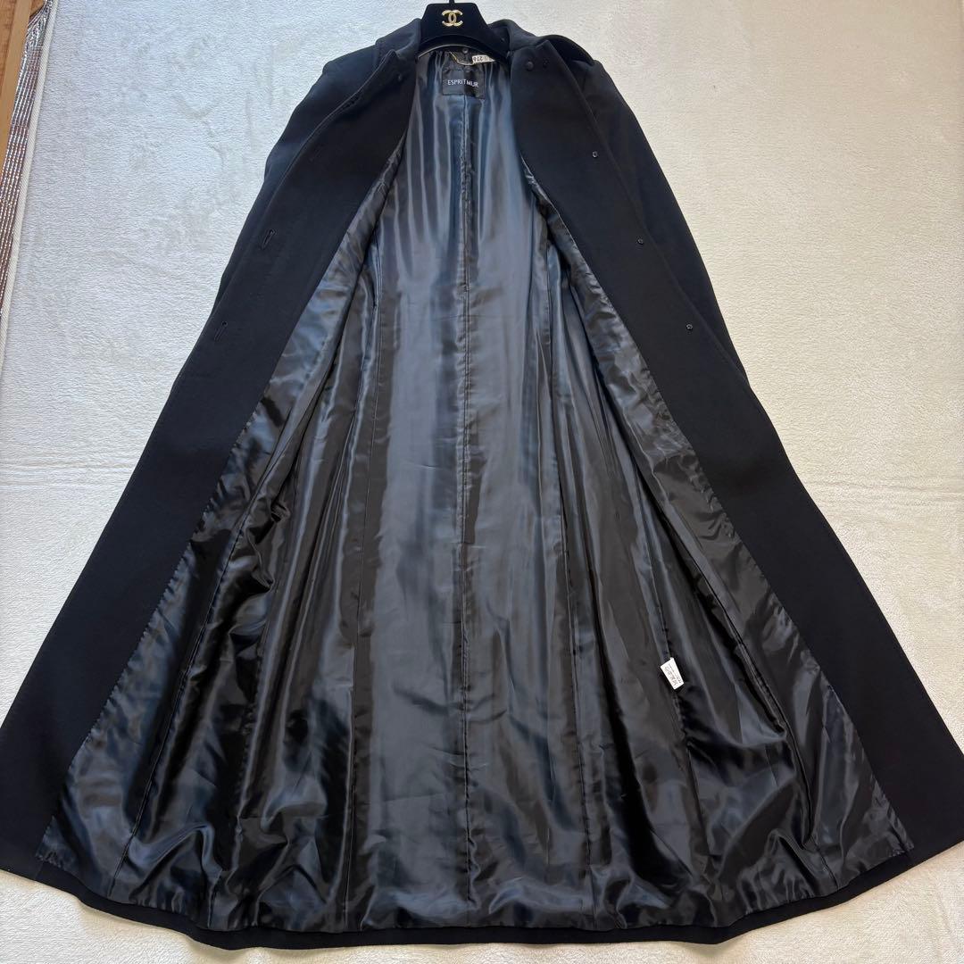 【カシミヤ100%✨️超ロング丈✨クリーニング済】エスプリミュール ロングコート